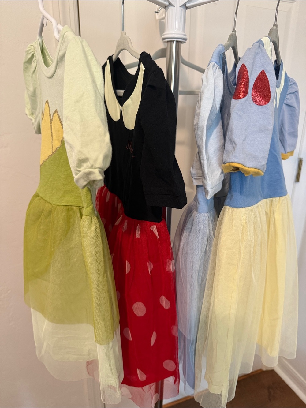 GAP Girls Costume Dress Set - Light Green, Black, Red, Blue, Yellow